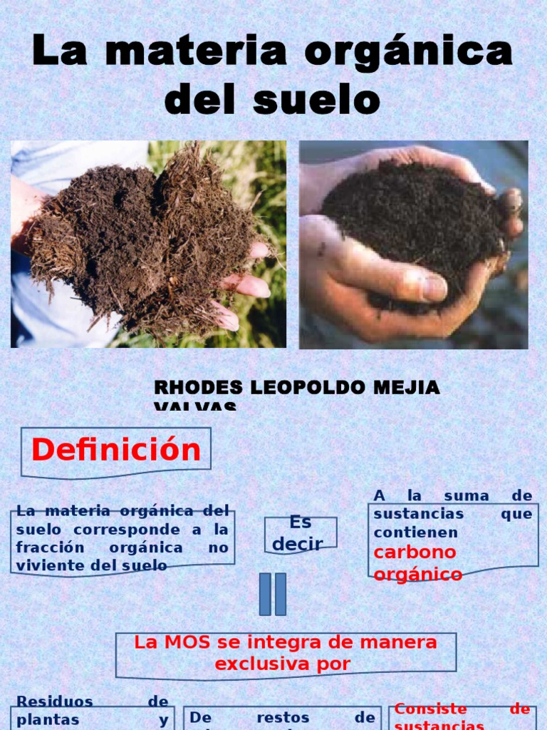 Materia Organica Del Suelo Polisacárido Compuestos orgánicos