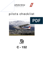 Checklist Cessna152