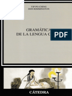 Gramática de La Lengua China. Ed. Cátedra