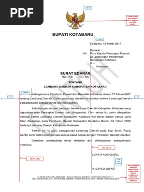 00 Surat Edaran Bupati Contoh