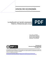 La clasificación por tamaño empresarial en Colombia