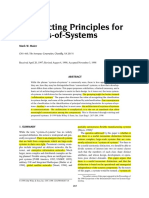 Architect Ing Principles of System of Systems Maier