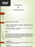 Group 9 - Mergers and Acquisitions