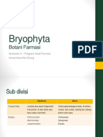 Botani Farmasi - Minggu VI Bryophyta