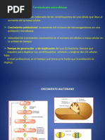 BACTERIOLOGIA - Crecimiento Bacteriano