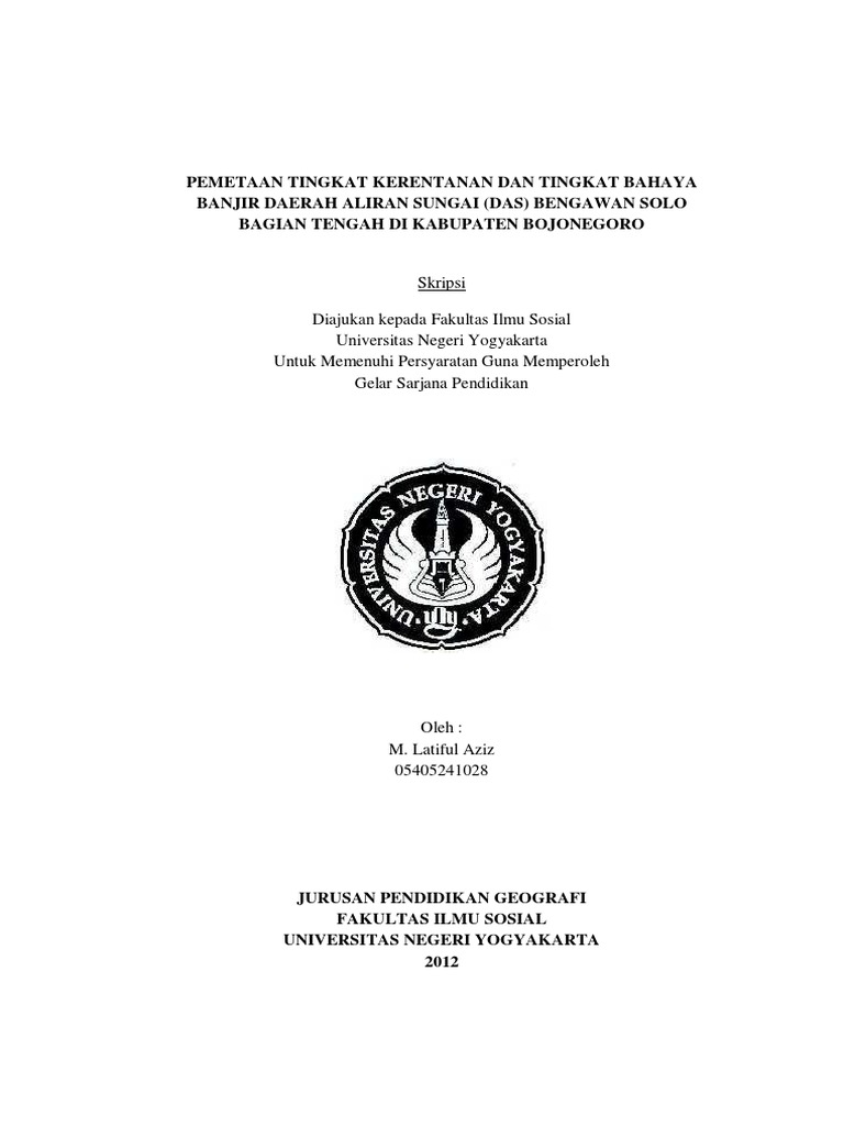 Skripsi Geografi Sosial Ide Judul Skripsi Universitas