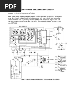 Digital Clock Circuit