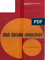 Shad Darsana Samuchchaya of Haribhadra Suri - Shiva Kumar Swamy M.
