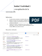 Unidad 2 Sesión 5 Actividad 1 Selección y Recopilación de Información