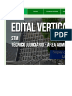 Edital Verticalizado - STM - Técnido Judiciário Área Administrativa