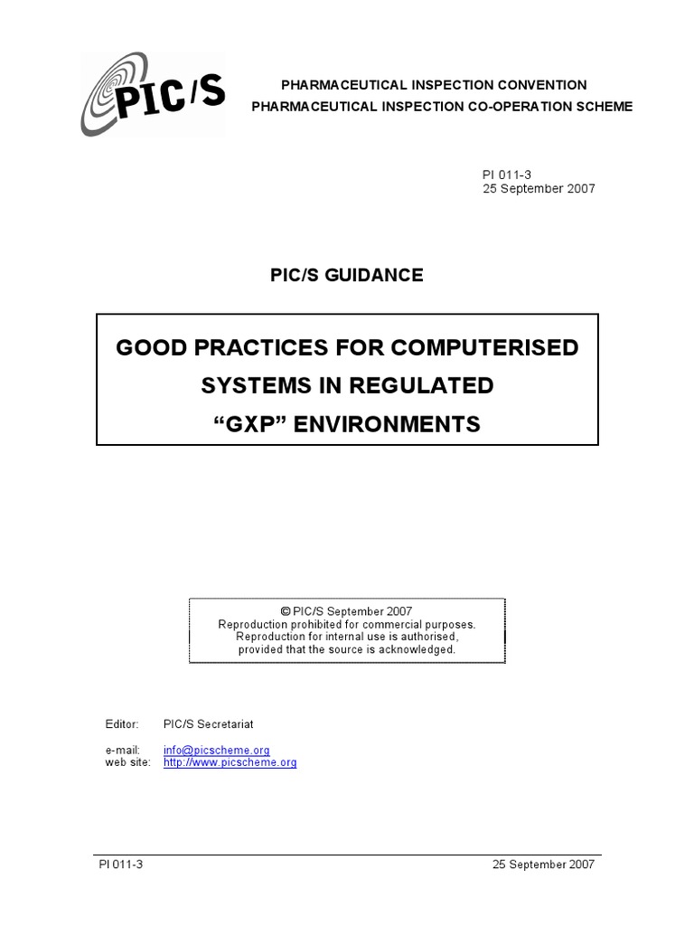 PE 009 13 GMP Guide Part II Basic Requirements For APIs | PDF ...