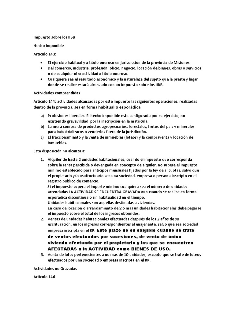 Imuesto Sobre Los IIBB Guia de Estudio PDF Impuestos Salario