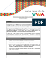 Plano de Trabalho Rede Juventude Viva Bahia