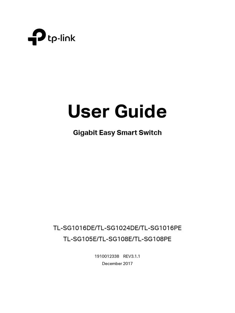 Easy Smart Switch - UG PDF | PDF | Network Switch | Gateway ...