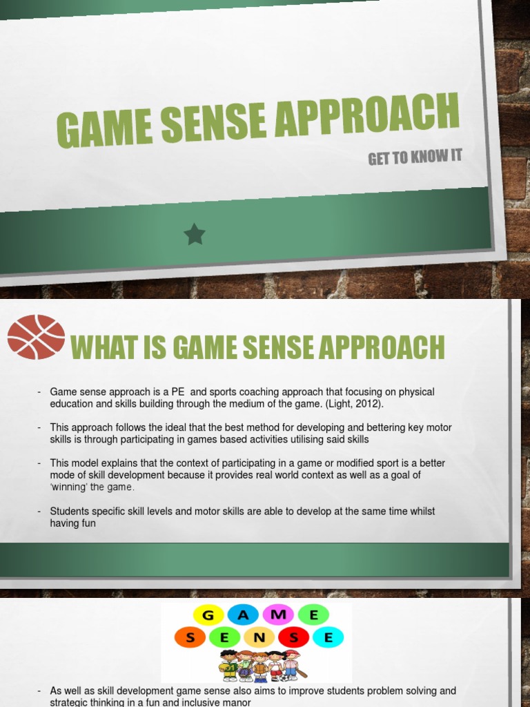 game sense approach Physical Education Teachers