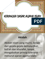 Kerangka Dasar Agama Islam