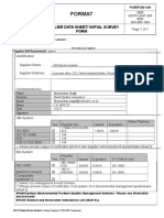 PUR FO 01-09 Supplier Data Sheet