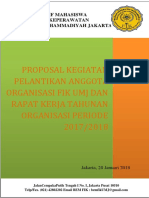 PELANTIKAN ORGANISASI FIK UMJ