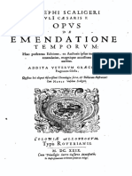 Opus de Emendatione Temporum