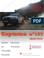 Espurna Butlletí informatiu de Prevenció d'Incendis Forestals  Abril 2018