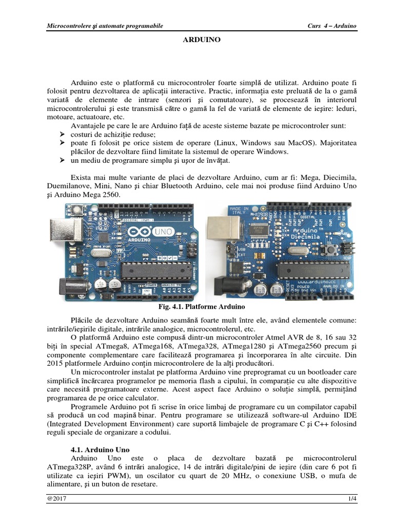 004 - Curs 004 - MAP - Arduino | PDF