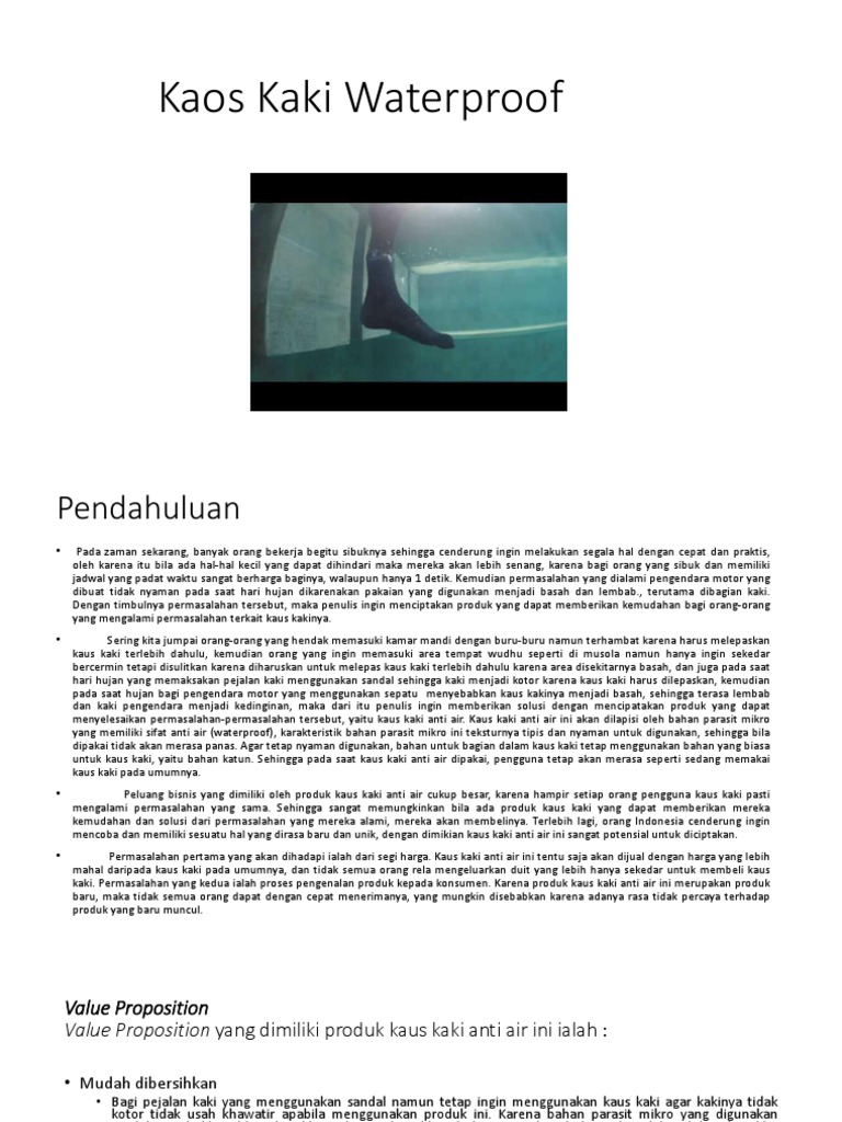  Kaos Kaki Waterproof 