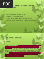 l4 Control Survey Traverse