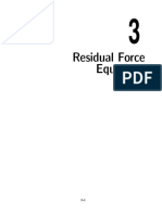 Recidual Force Equation