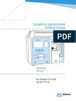 Abbott Flexiflo Quantum Infusion Pump - User Manual