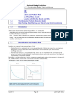 Optimal Risky Portfolio