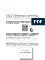 _características y Aplicaciones de Los Diodos Semiconductores