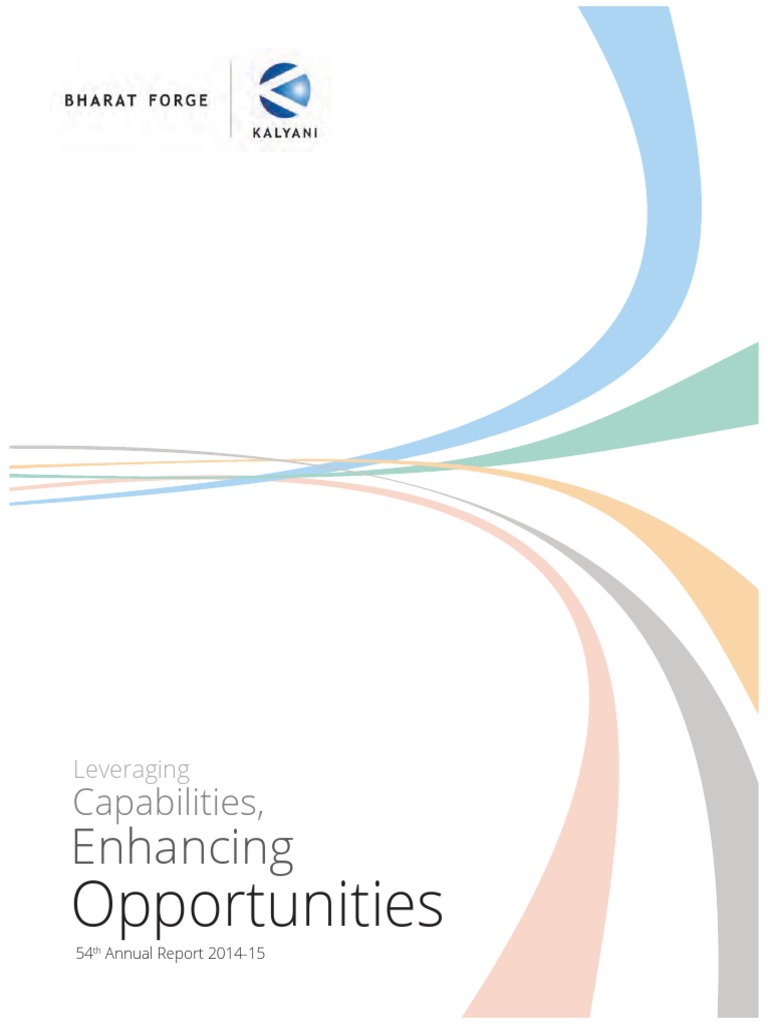Bharat Forge Annual Report Pdf Innovation Car