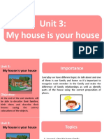 Unit 3: My House Is Your House