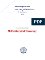 M.ch. Surgical Oncology