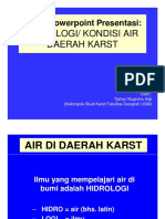 2 Hidrologi Karst - (Pengantar)