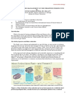 Endangered Species Management in The Philippine Perspective