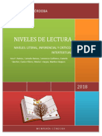 Niveles de Lectura