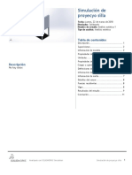 Simulación de proyecyo silla para análisis estático