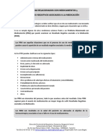 PRM y RNM: clasificación y consecuencias