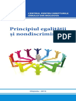 Principiul Egalitii I Nondiscriminrii PDF