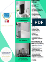Sistema de Filtracion y Purificacion de Agua Residencial.