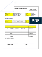 Orden de Compra a Infordata