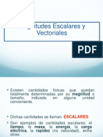 Magnitudes Escalares y Vectoriales