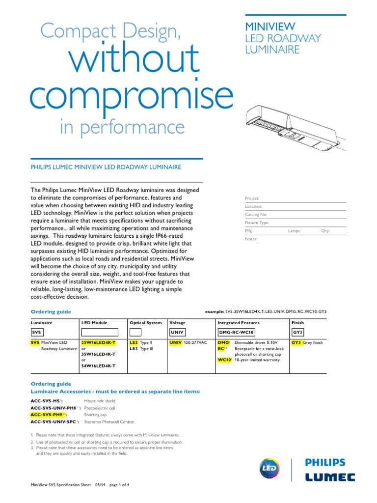 luminaria-led-miniview-philips-pdf-light-emitting-diode-lighting