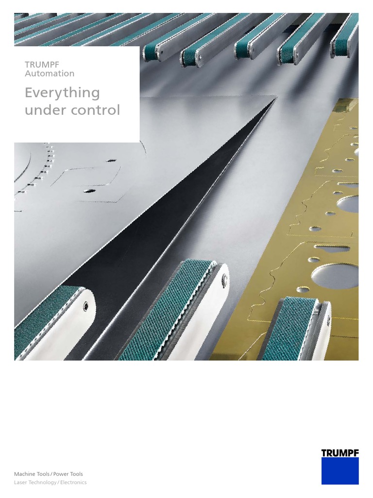 Solutions d'automatisation TRUMPF | PDF | Automatisation | Palette de ...