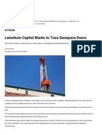 Lemelson Capital Wants To Toss Geospace Execs