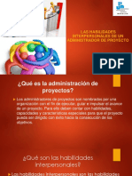 Las Habilidades Interpersonales de Un Administrador de Proyectos