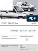 Citroën Berlingo Firts - Manual de Usuario