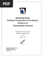 Writing Correspondence and Report Course