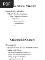 Organizational Structure